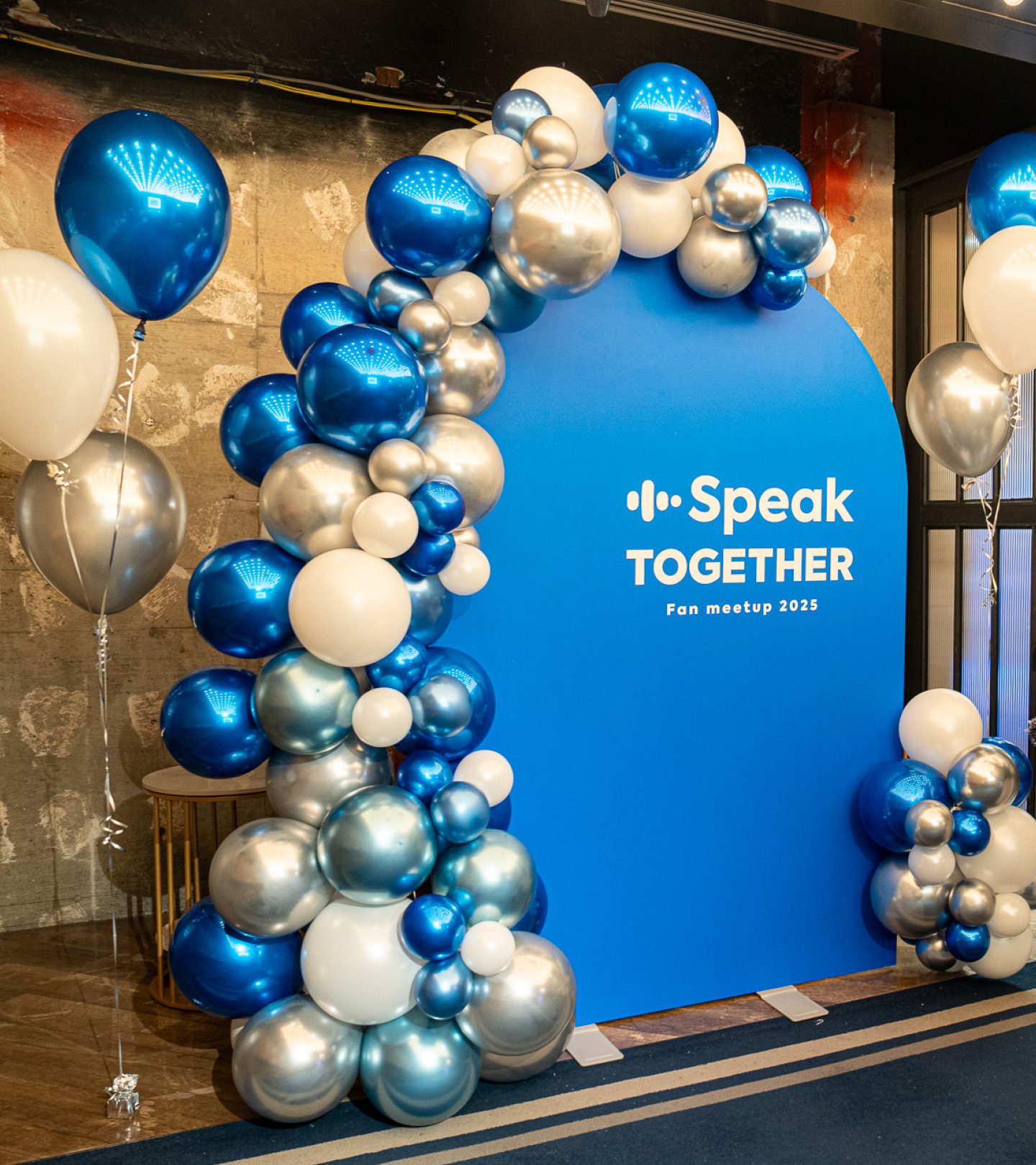 フォトブース設営