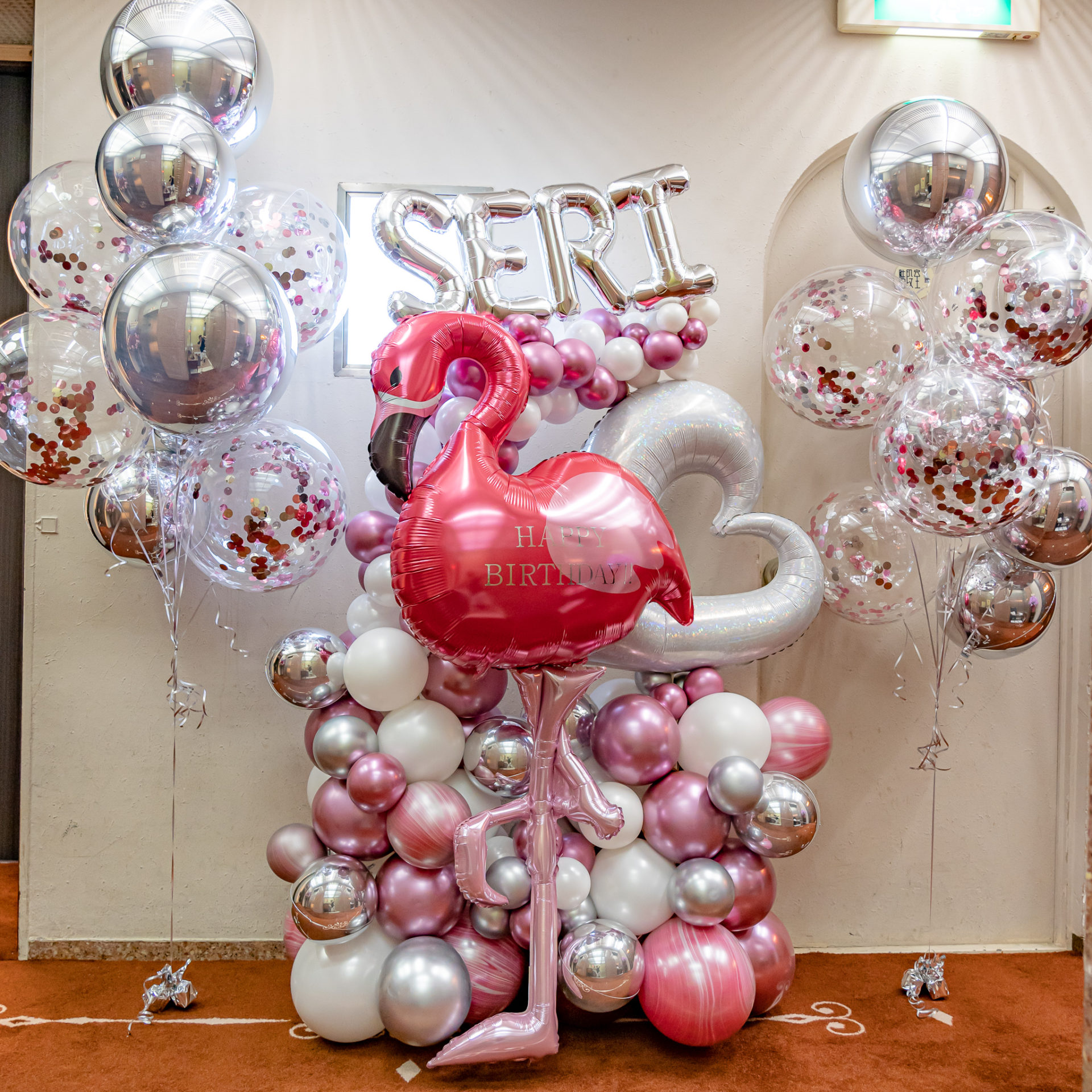 アイドルの生誕祭イベント装飾