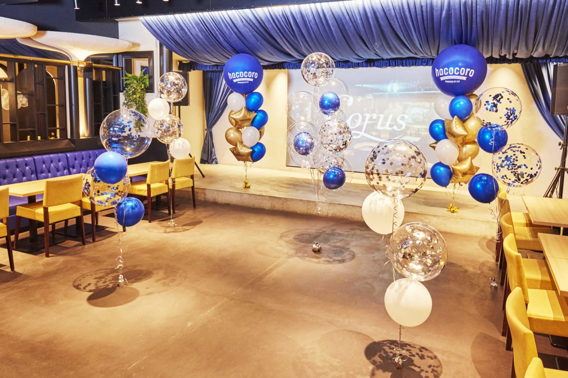 法人イベントパーティー装飾