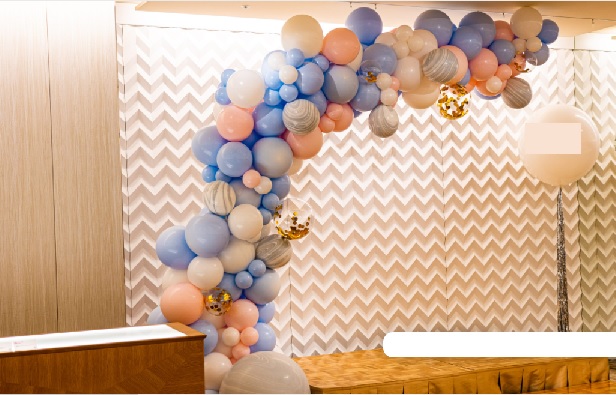 法人イベントのフォトスポット装飾