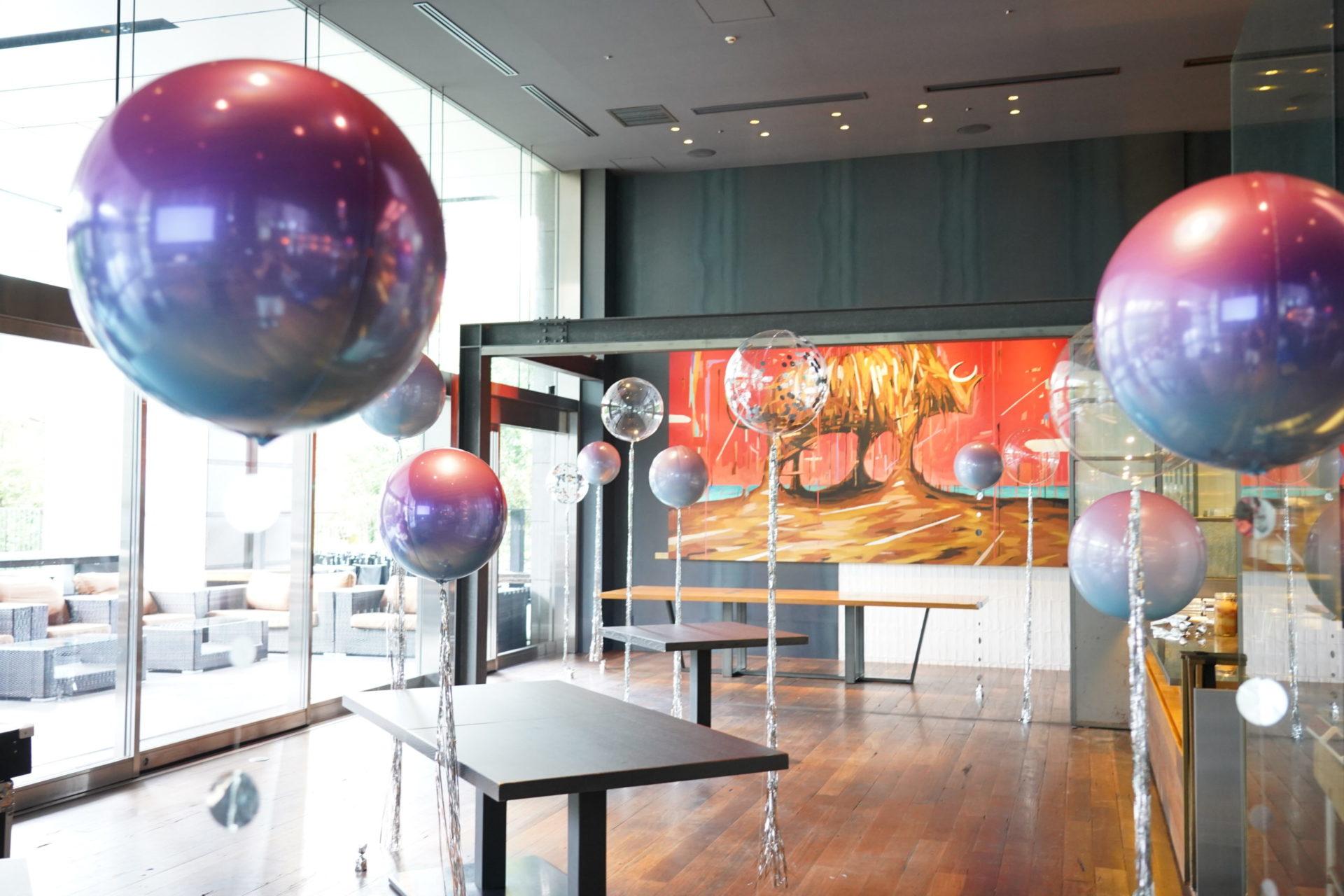 企業パーティー装飾