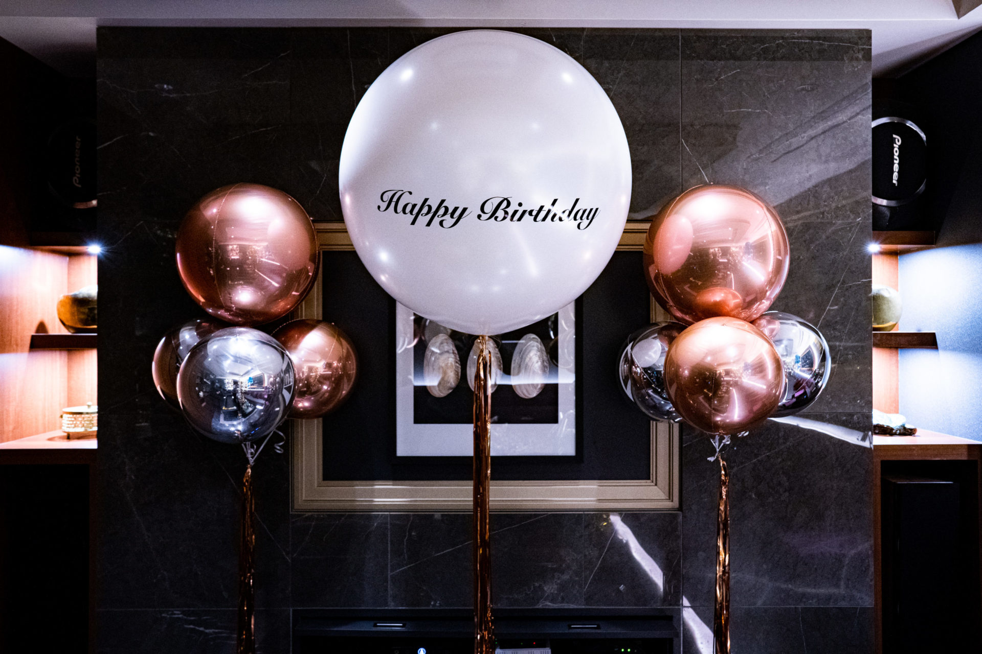 飲食店でバースデーパーティー