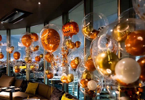 141：【77,000 yen(税込)】Halloween Party Balloon Decoration with Pumpkin