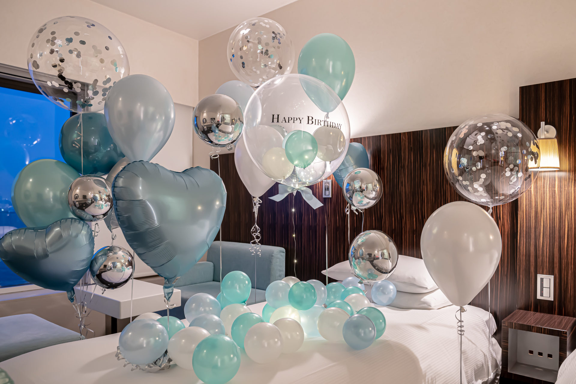 バースデーサプライズ装飾