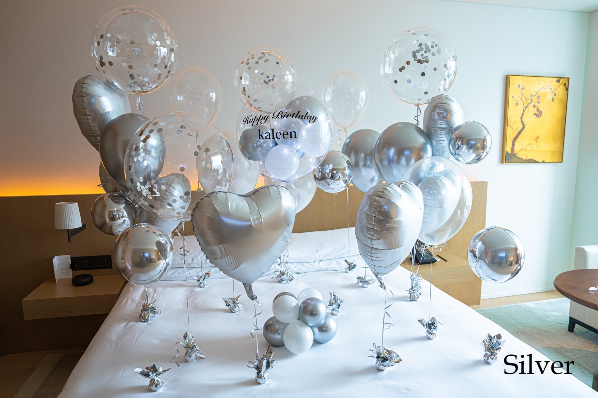 ホテルで彼女へのサプライズ装飾