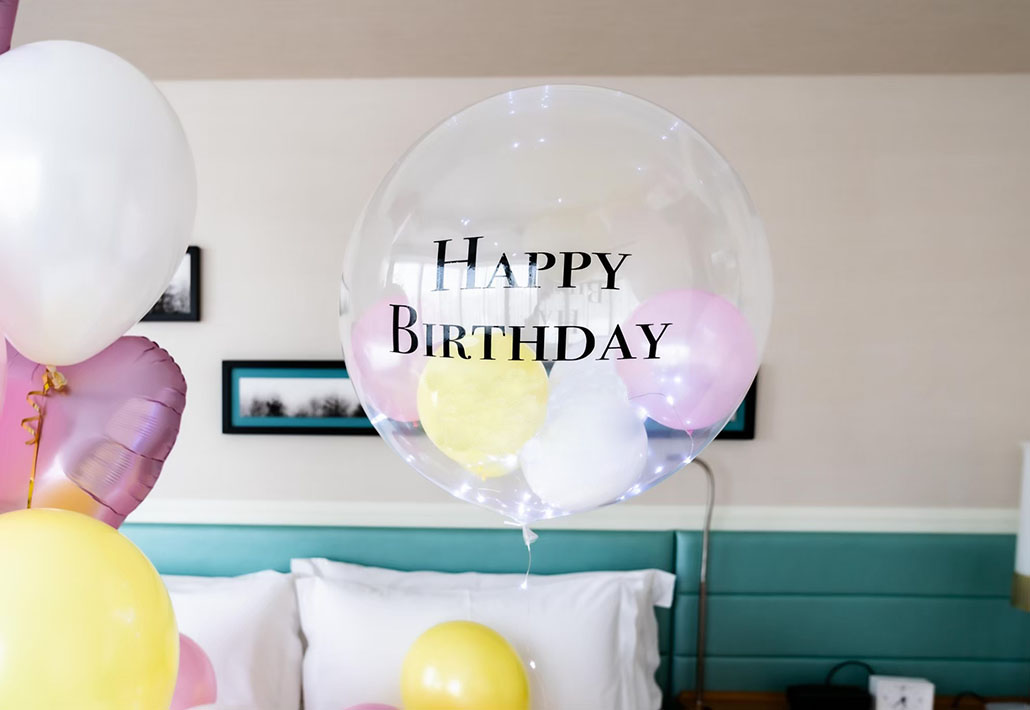 彼女バースデーサプライズ装飾