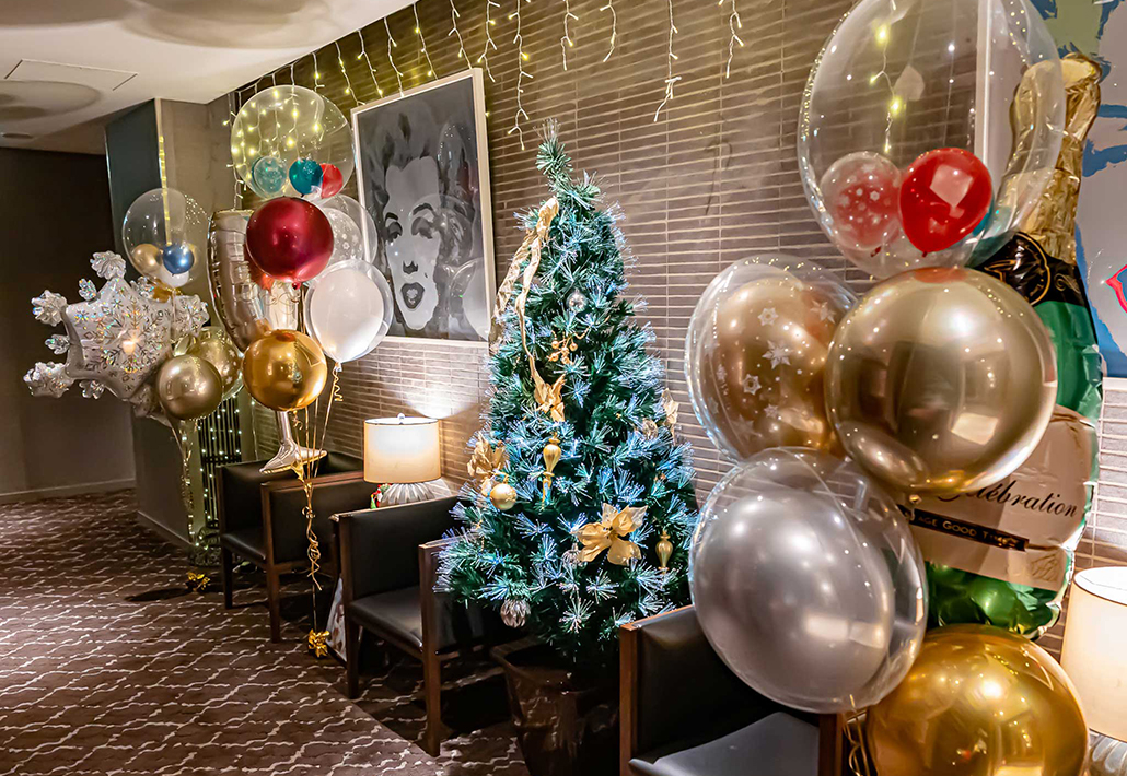 自宅でクリスマス装飾