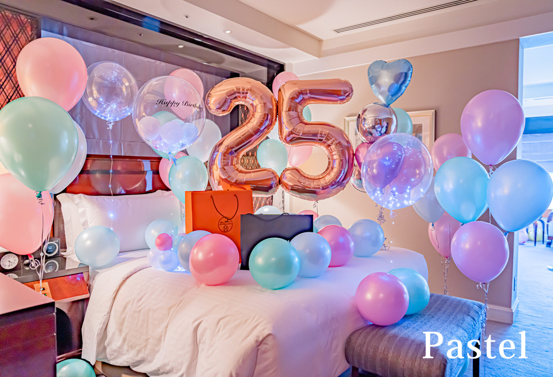 彼女へバースデーサプライズ装飾