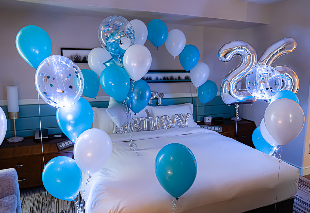 彼女へのバースデーサプライズ装飾