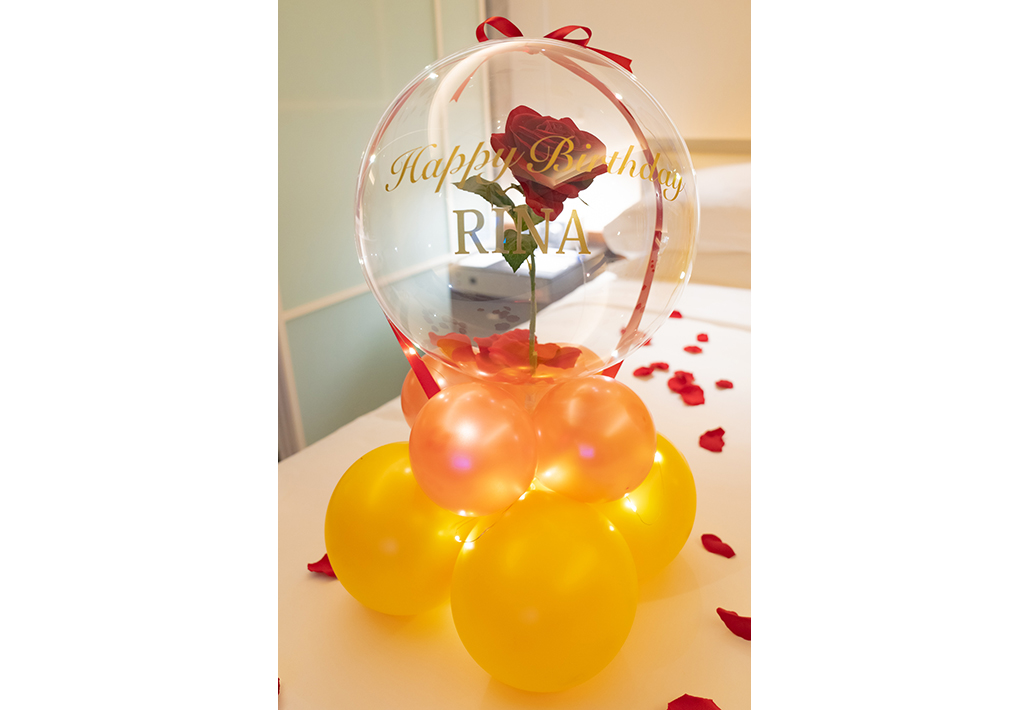 彼女へサプライバルーン装飾
