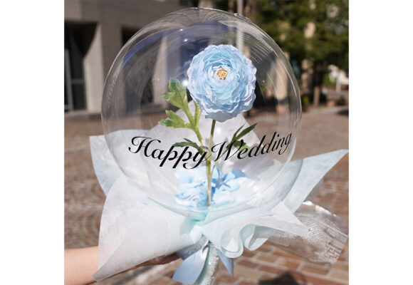 327：【From 4,200 yen(税込)】Handheld bouquet / Balloon flowers
