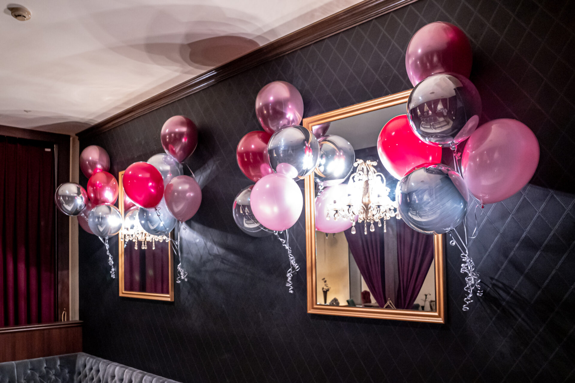 飲食店でパーティー装飾