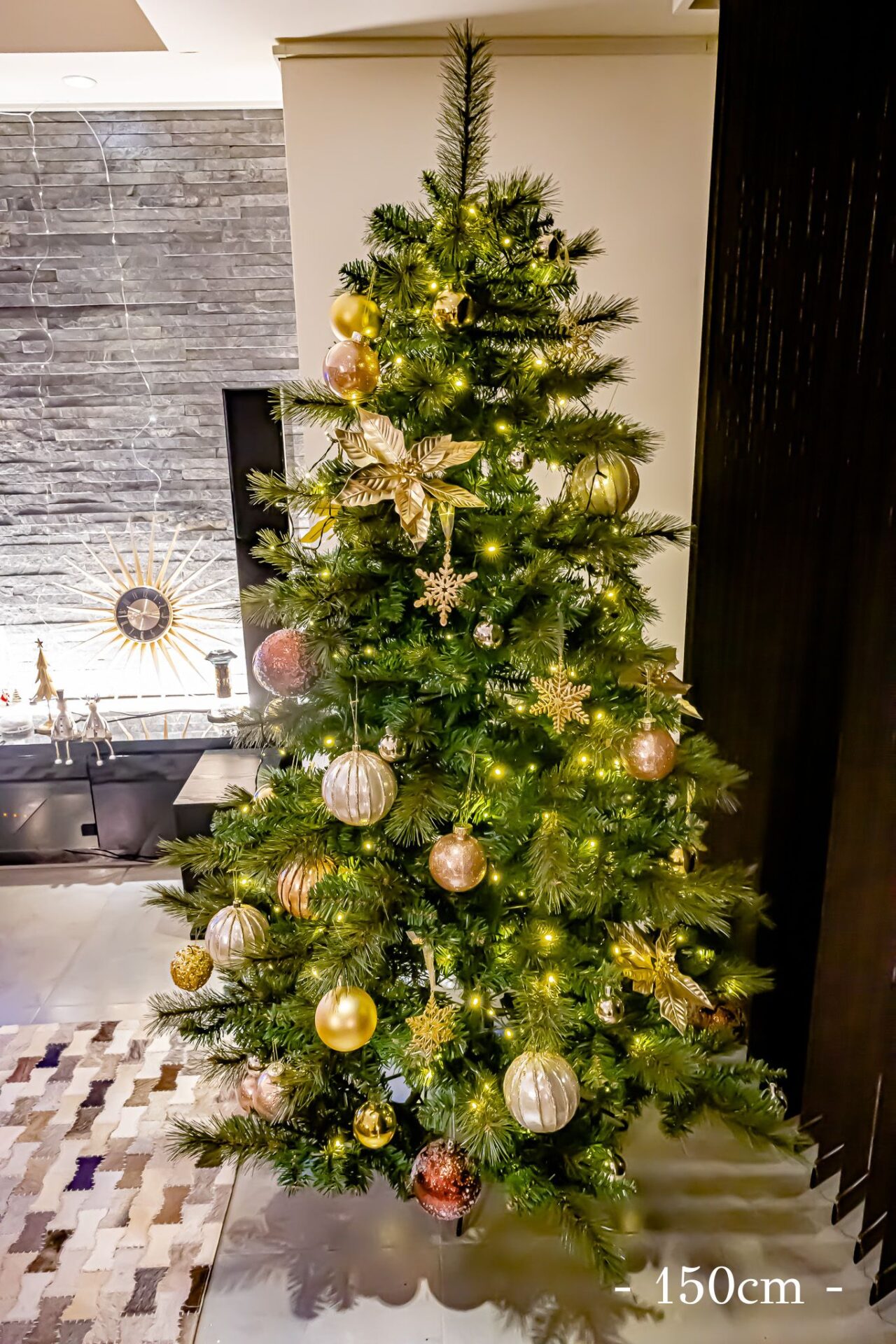 自宅のクリスマスツリー装飾