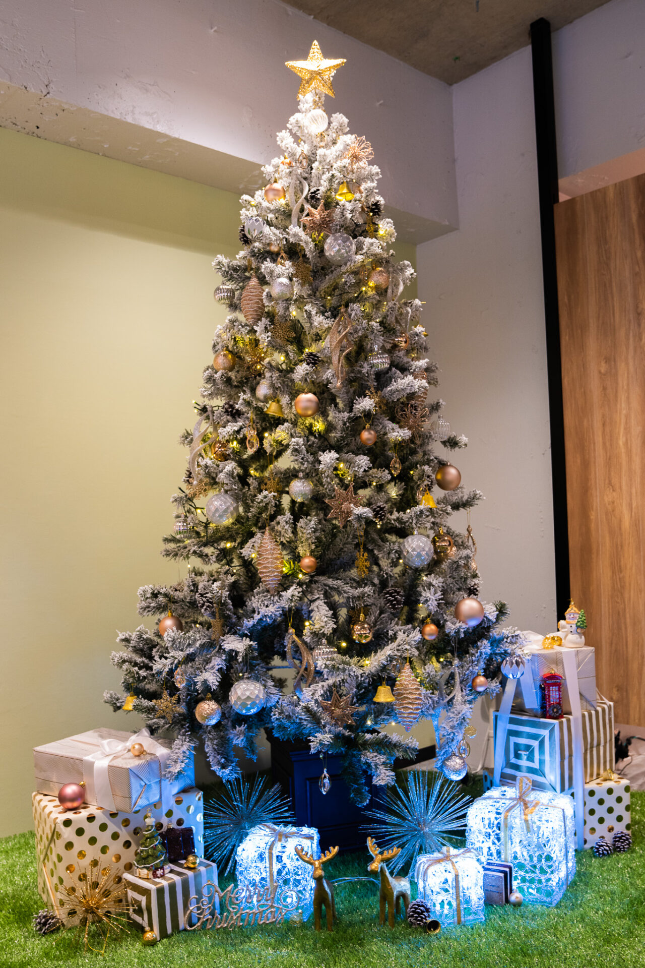 自宅でクリスマス装飾