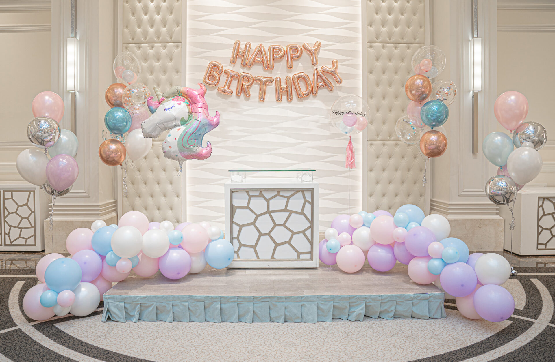 キッズバースデーのフォトスポット