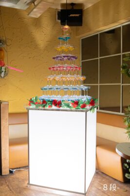 501：【From 38,500 yen(税込)】Champagne tower (circular) decoration