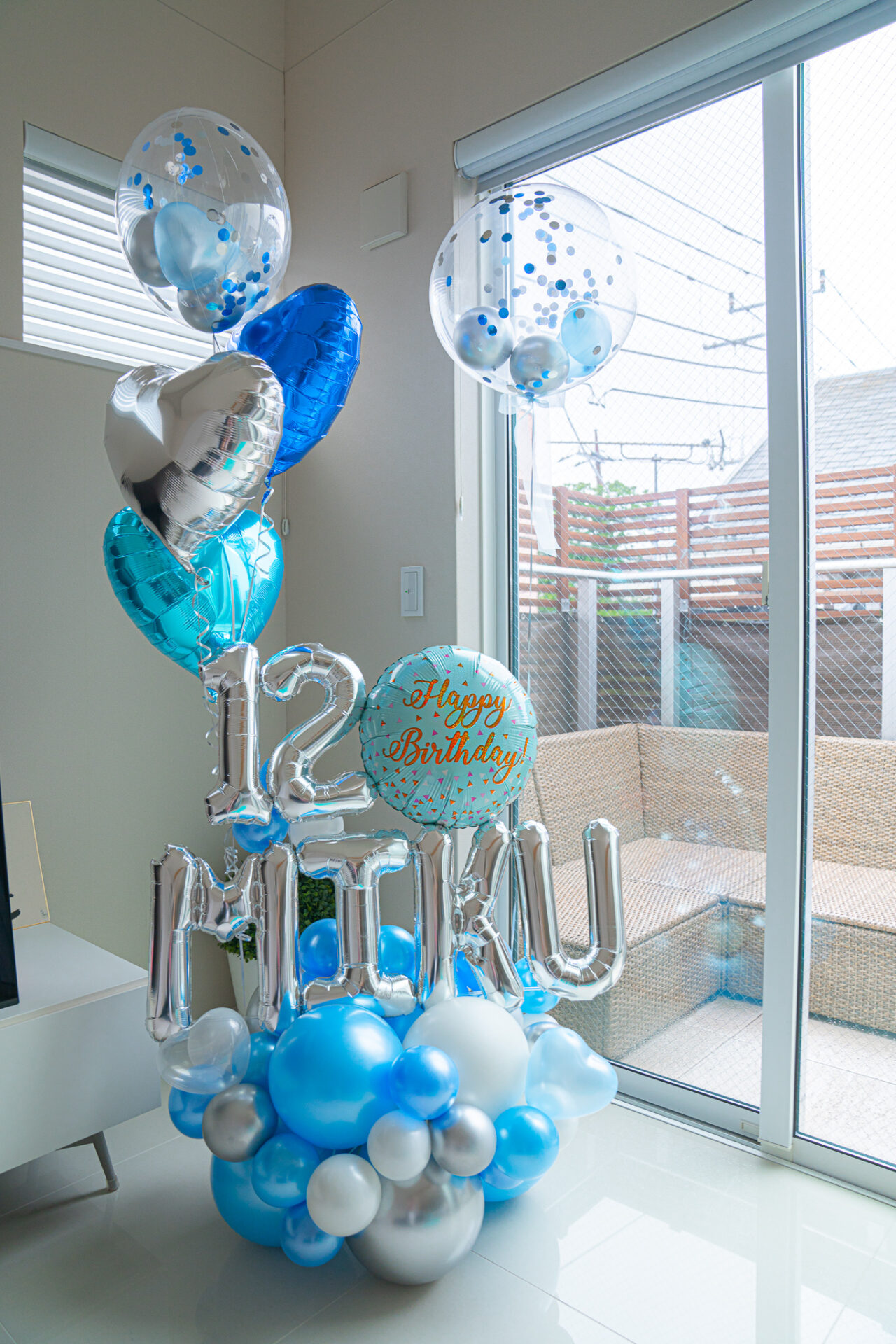 自宅で娘の誕生日お祝い