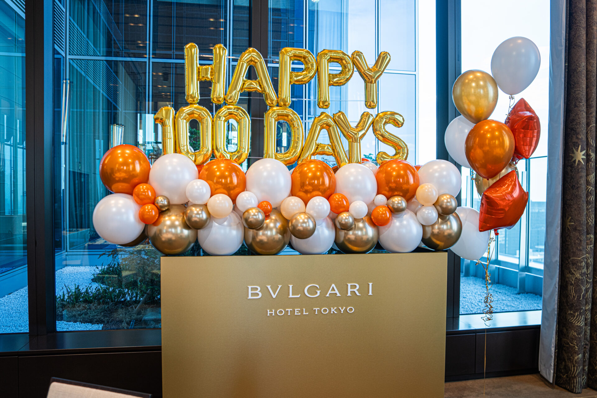 子供の100日お祝いパーティー