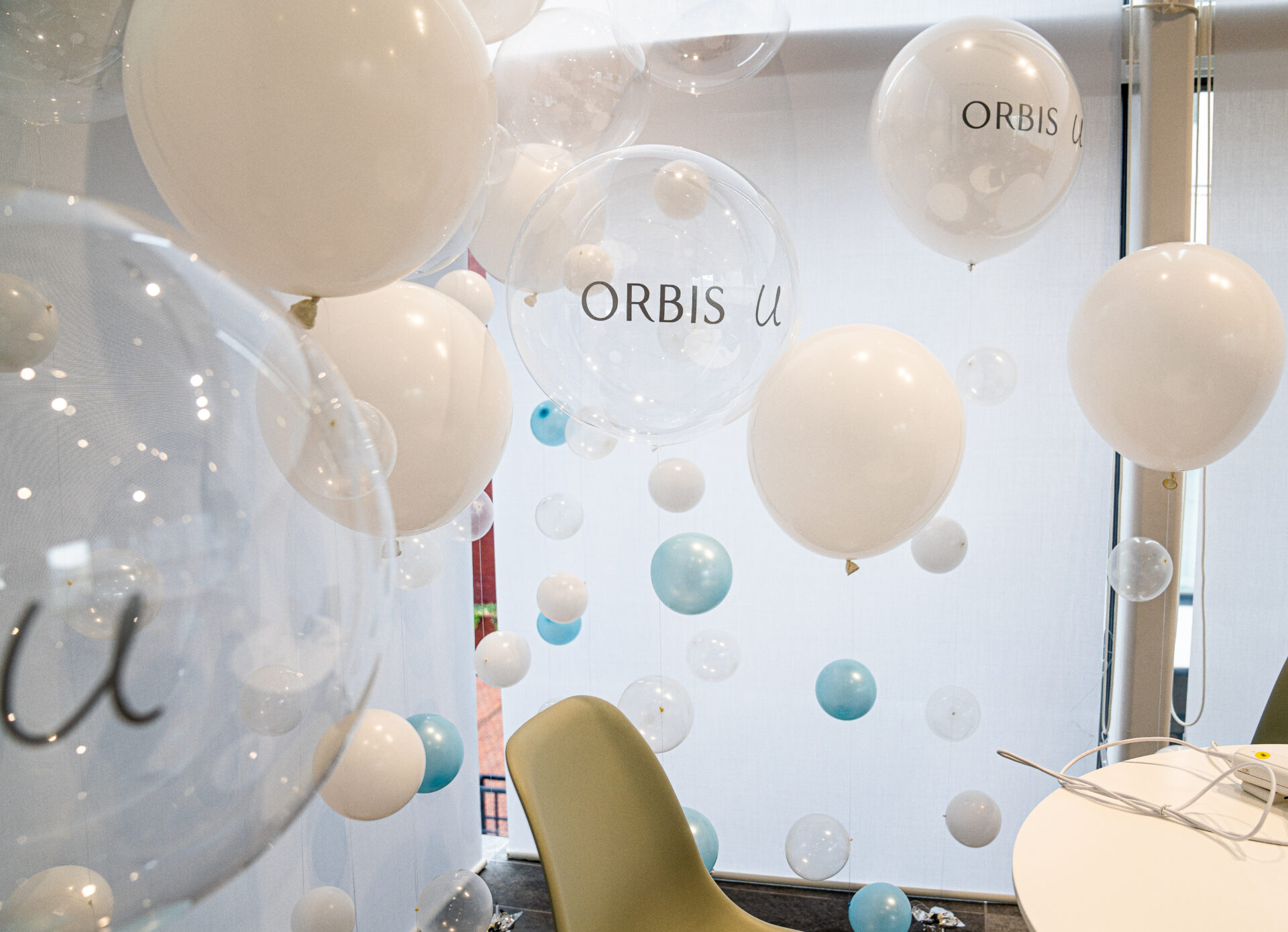 ORBISのバルーン装飾