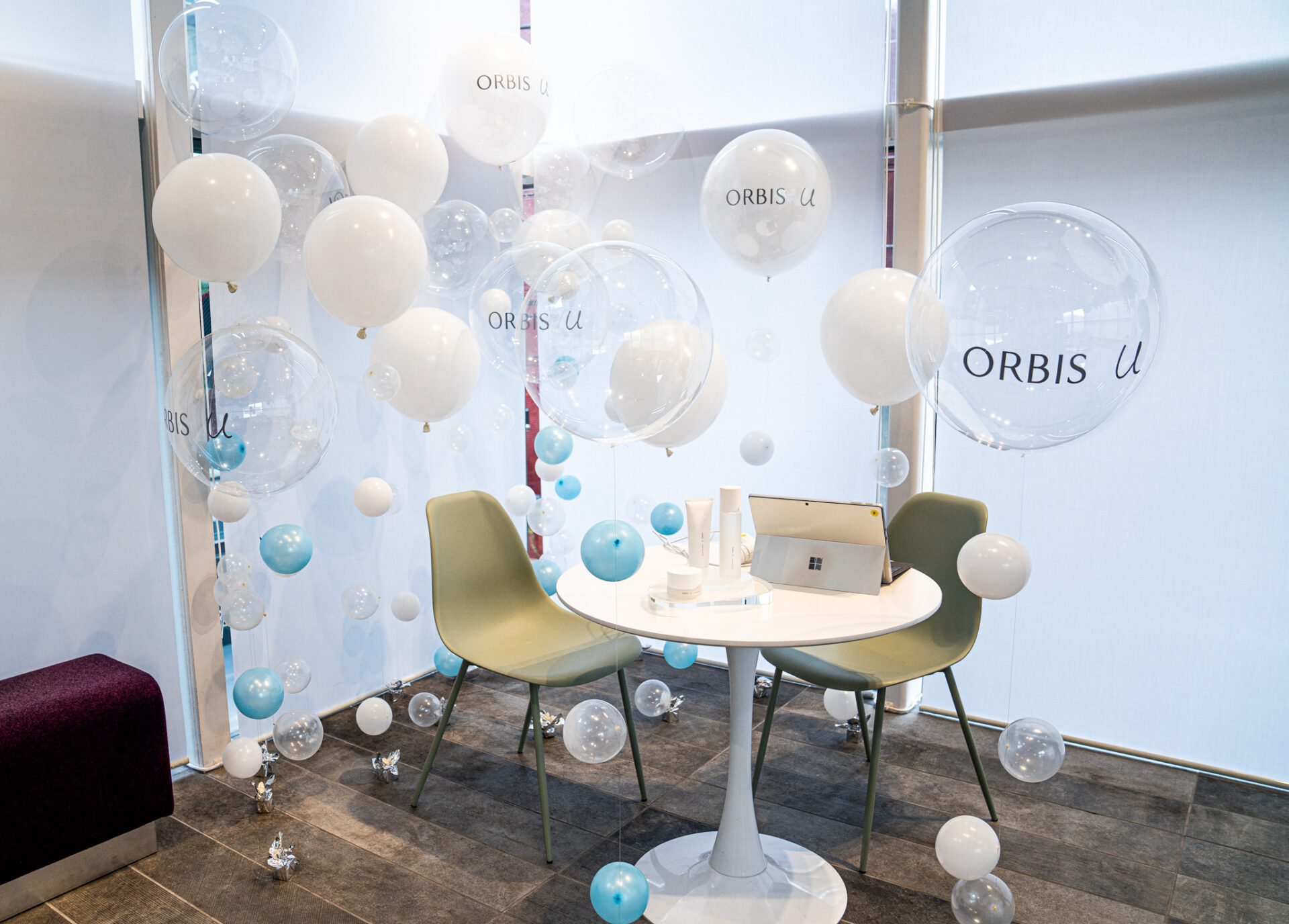 ORBISのバルーン装飾