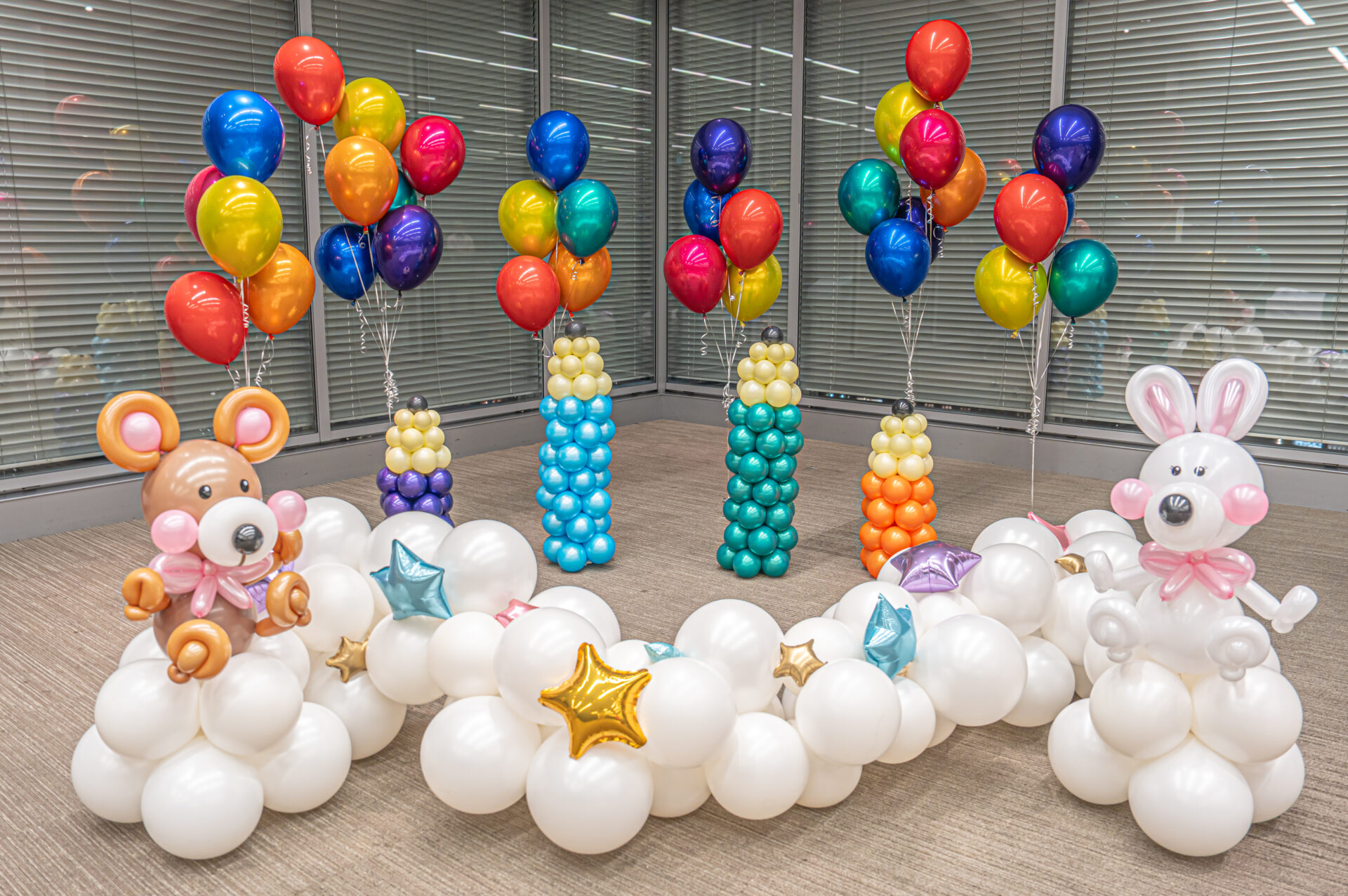 Photo spot balloon decoration for Family Day