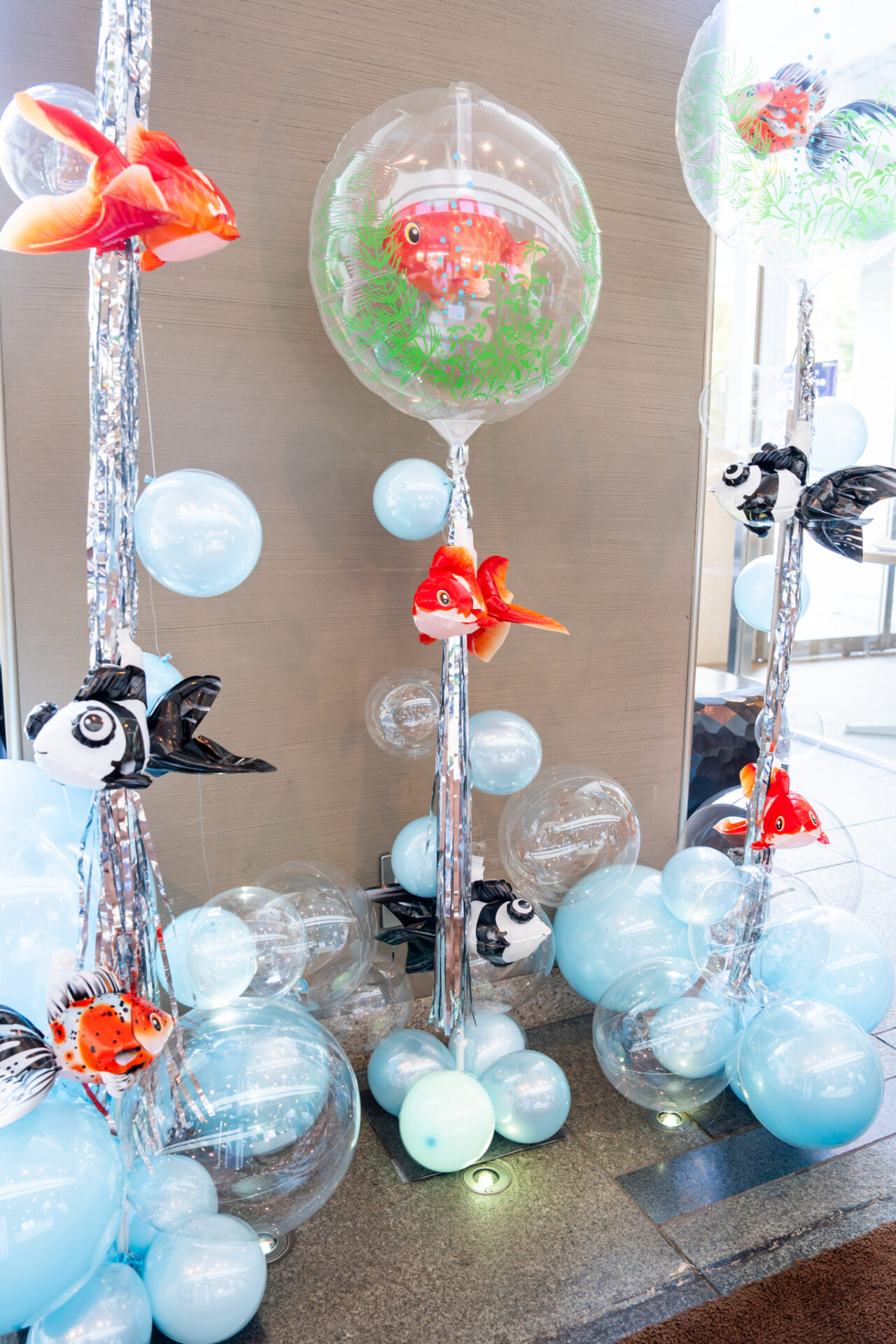 オフィスで夏祭りイベント装飾