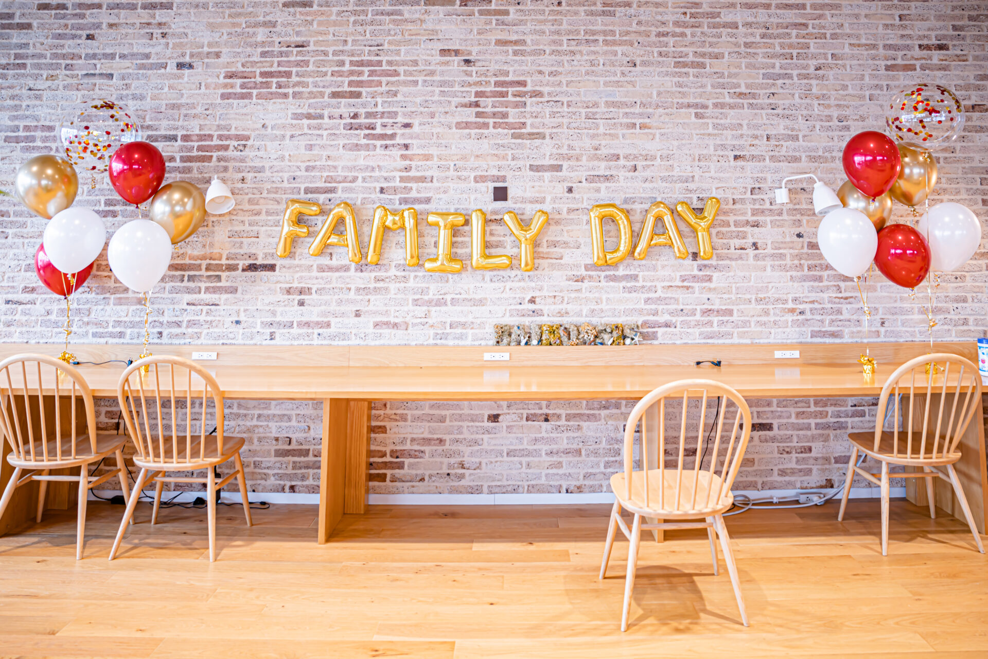 企業のファミリーデー装飾
