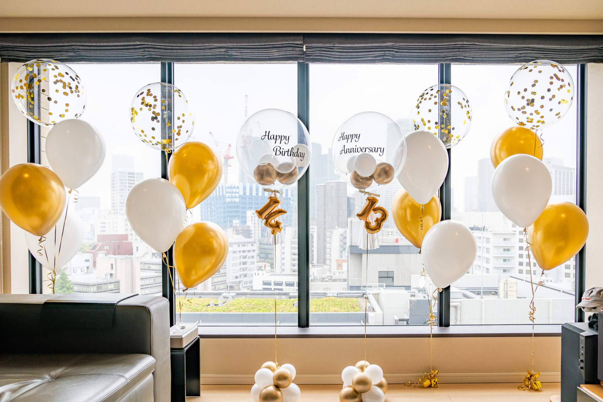 ライブ・ステージ上のバルーン装飾