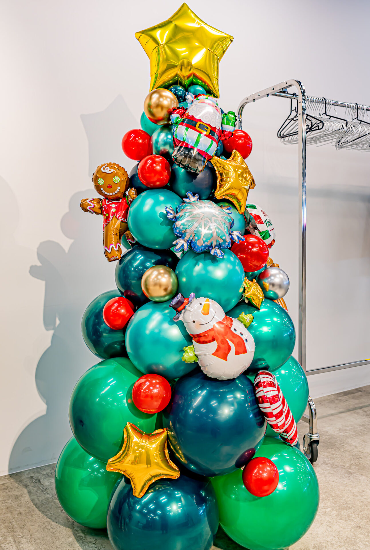 アパレルショップのクリスマス装飾