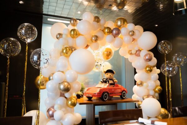 【料金はお問い合わせください】295：バルーンアーチ ボタニカル・大きなサイズ
