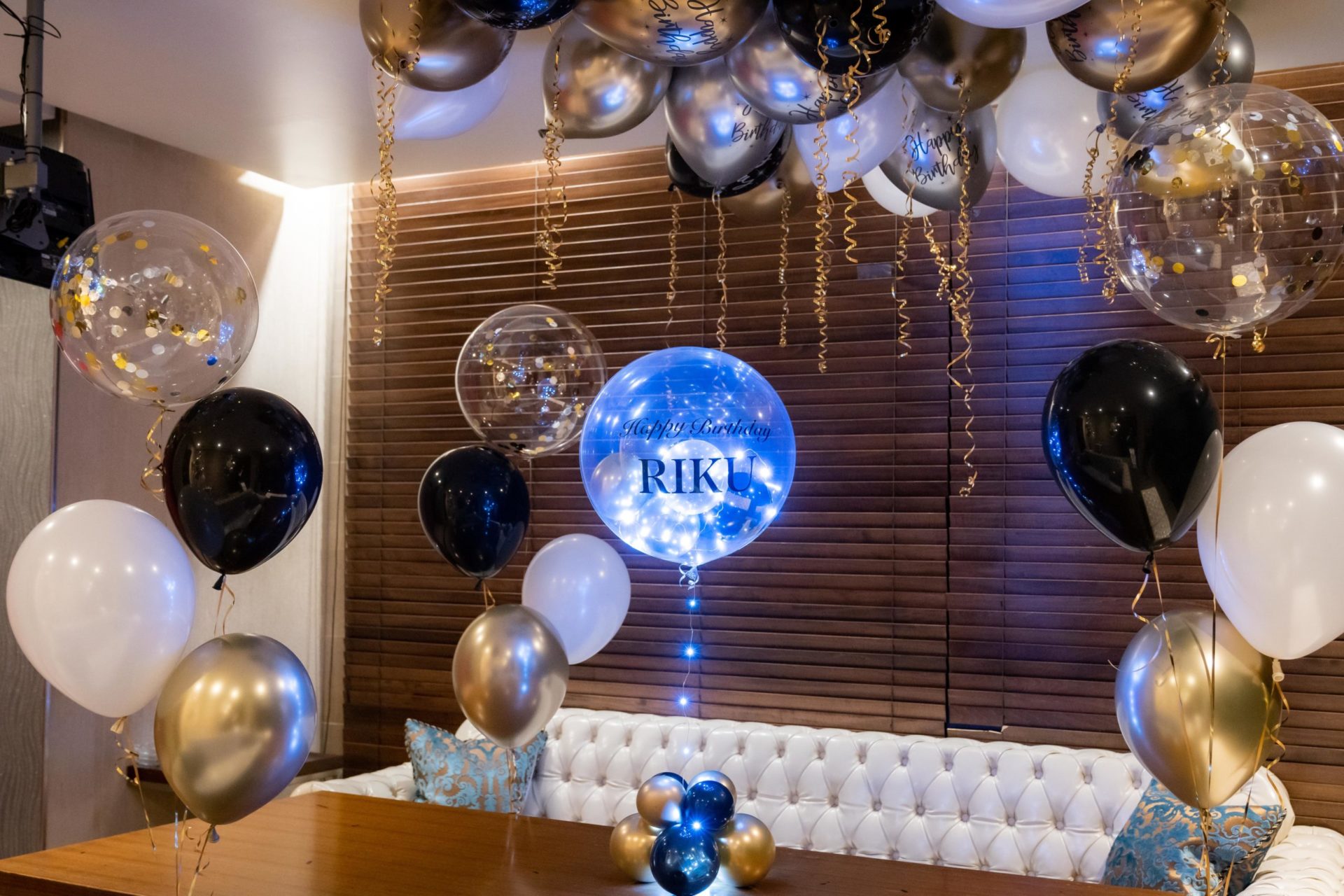 彼氏へサプライズバルーン