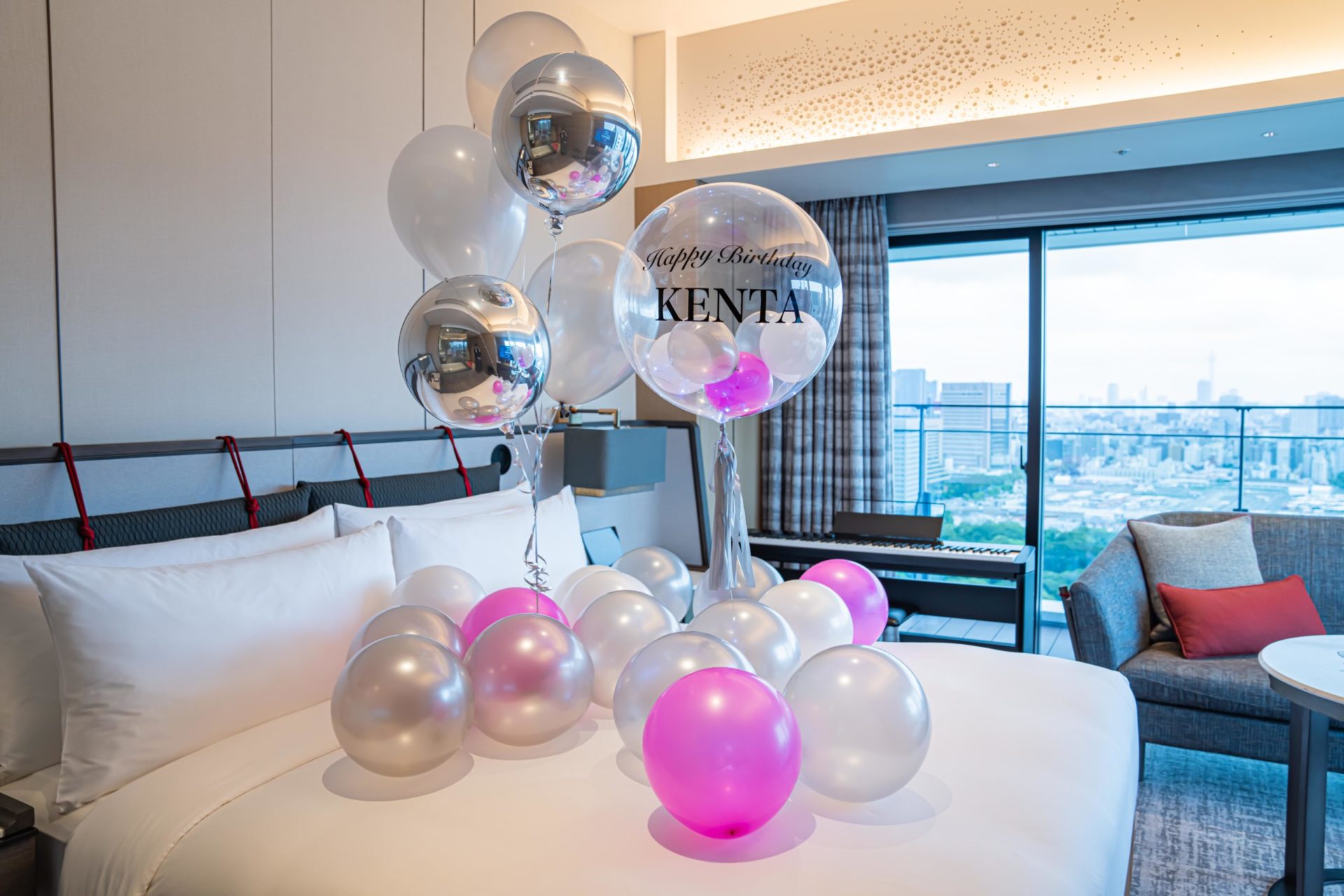 ホテルでお誕生日サプライズ