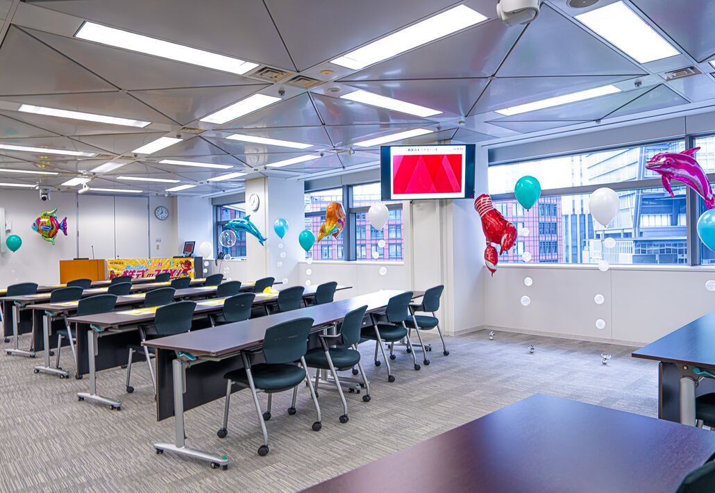 海がテーマのファミリーデー装飾