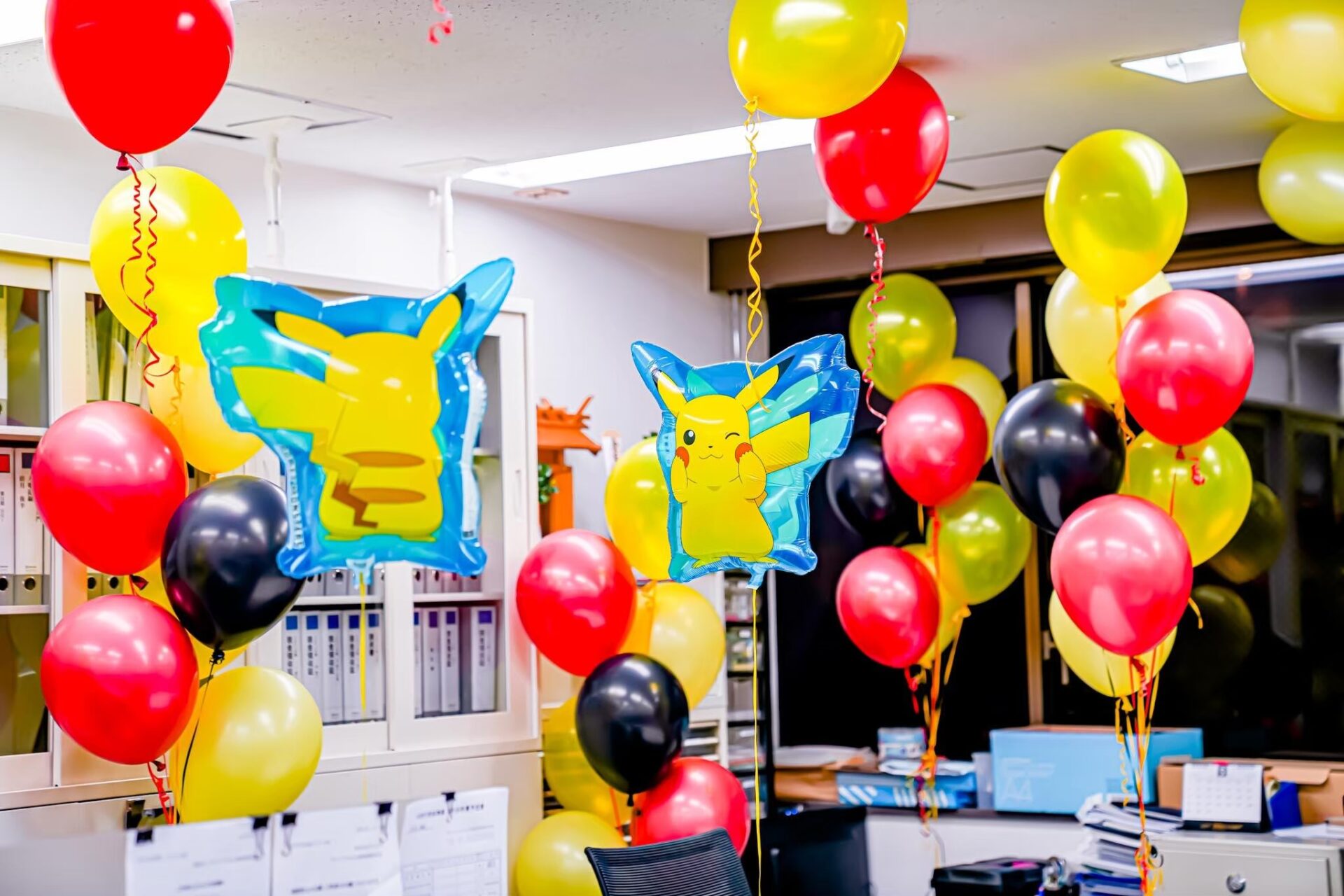 Kids Birthday Decoration with Pokemon Pikachu
