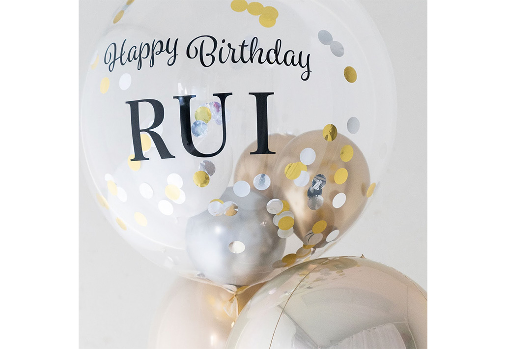 彼女のバースデー装飾